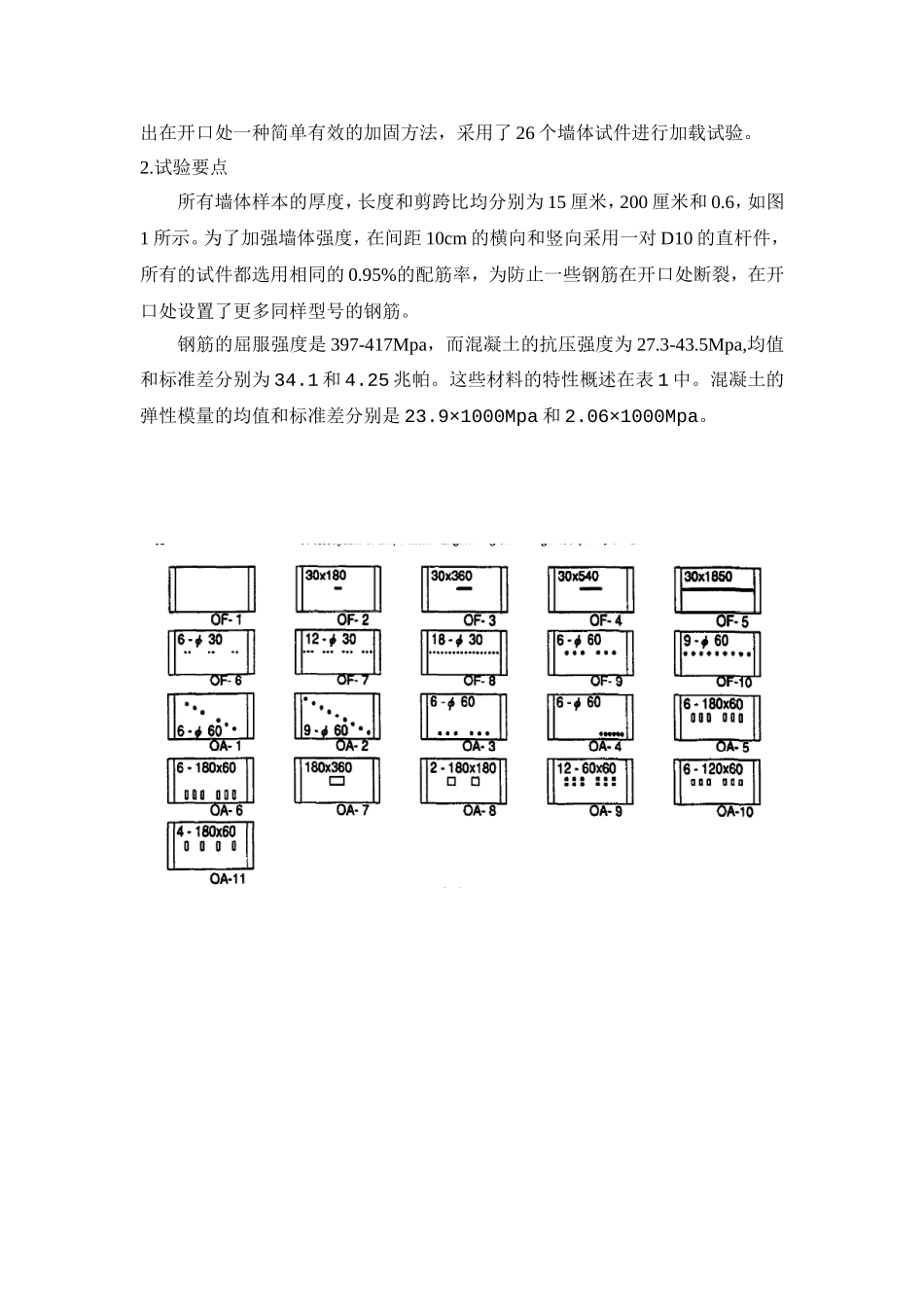小开口对剪力墙强度和刚度的影响_第2页