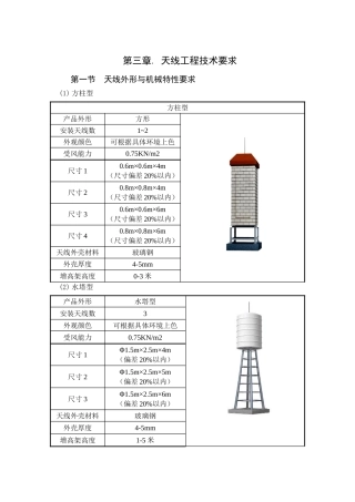 广东铁塔美化罩技术规范