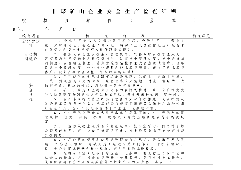 双流县安全生产监督管理检查细则_第2页