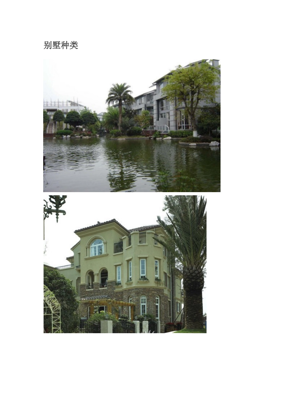 各种类型的别墅_第1页