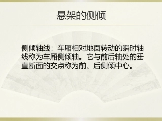 悬架侧倾角刚度