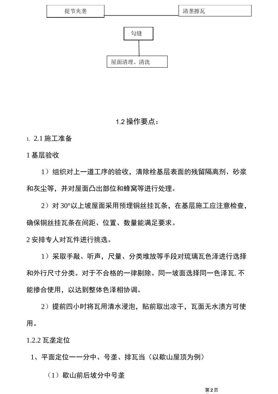 古建筑琉璃瓦坡屋面施工工法_第2页