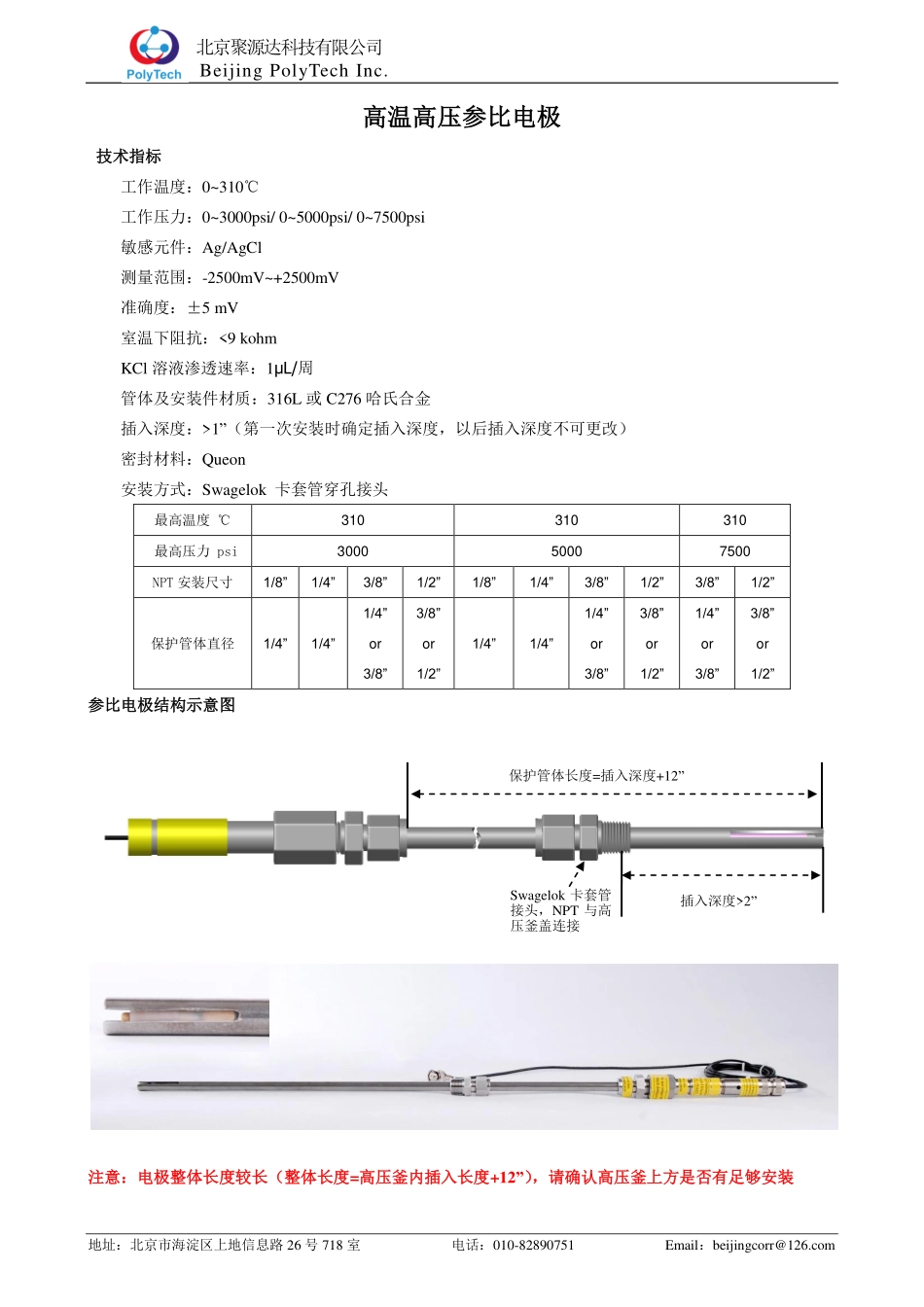 高温高压系列电化学电极_第2页