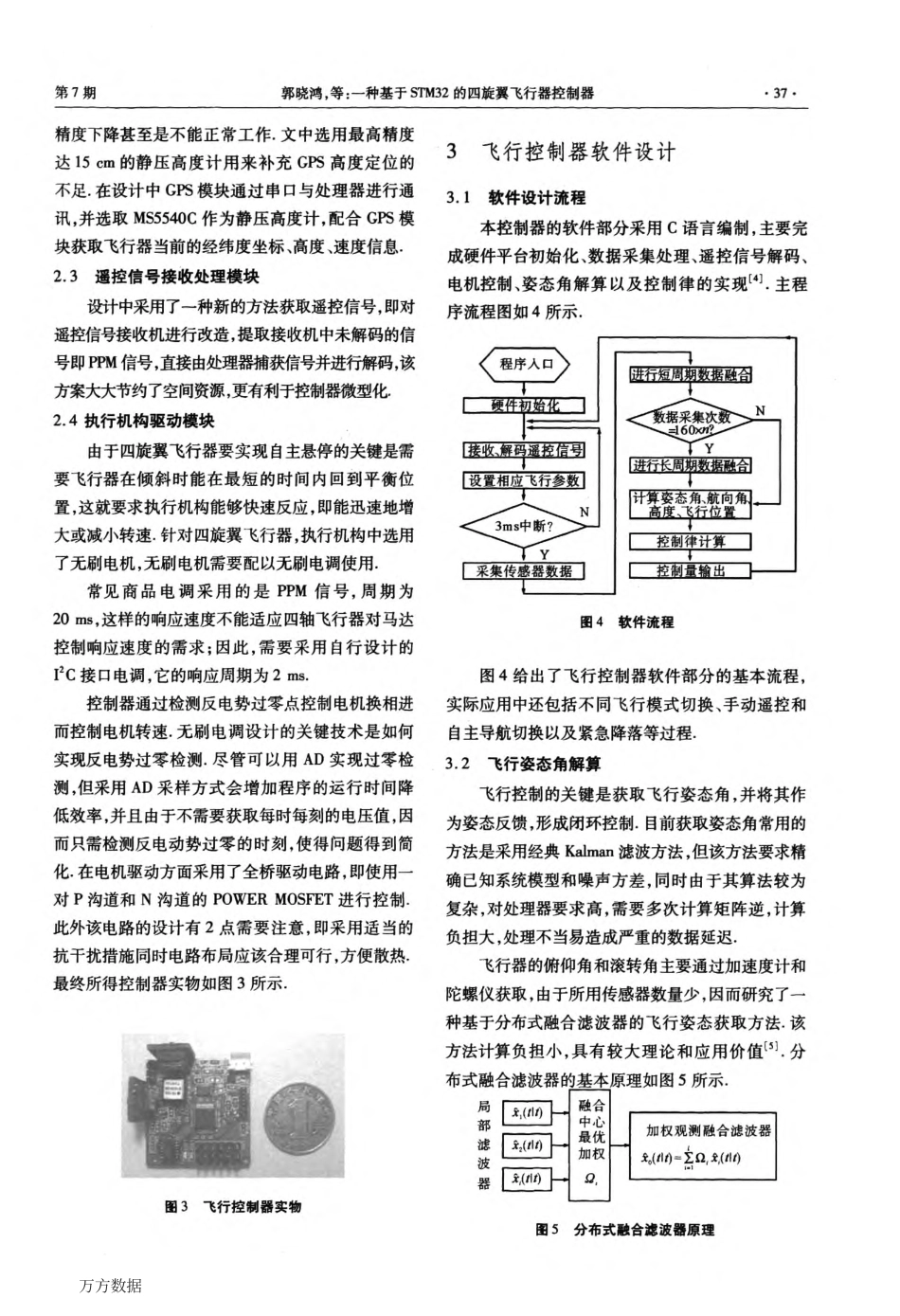 一种基于STM32的四旋翼飞行器控制器_第3页