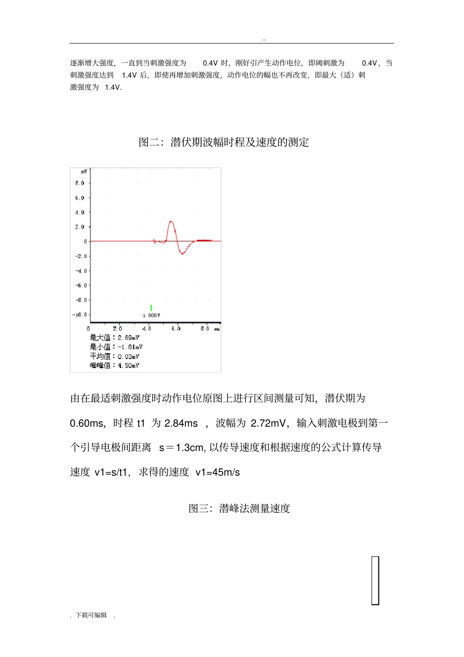 人体机能_蟾蜍坐骨神经干动作电位传导速度和兴奋性不应期的测定试验报告_第2页