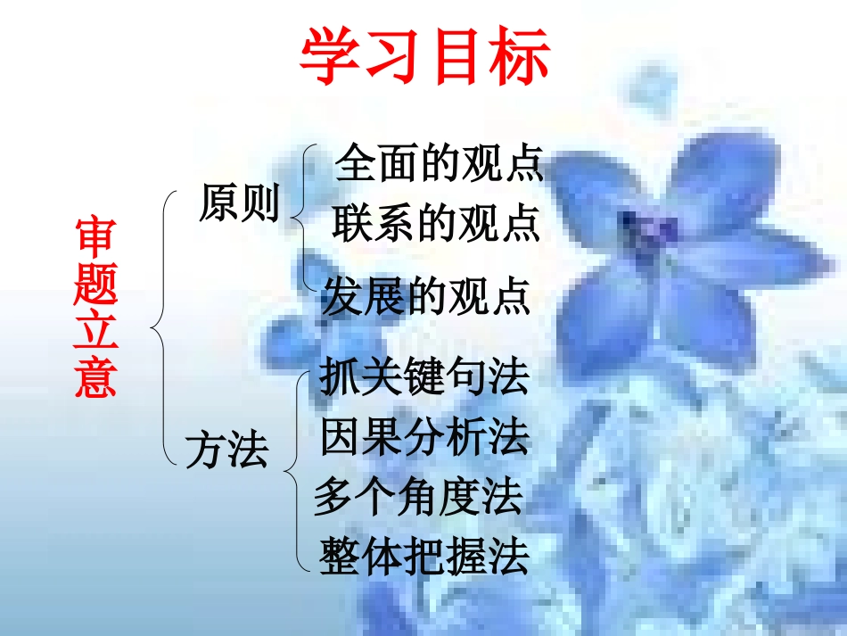 审题立意之方法_第2页