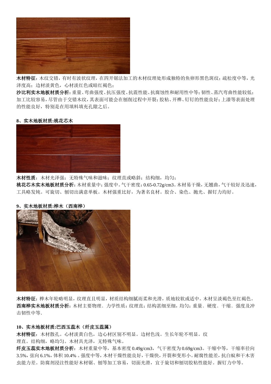 生活家地板知识之实木地板材质.doc_第3页