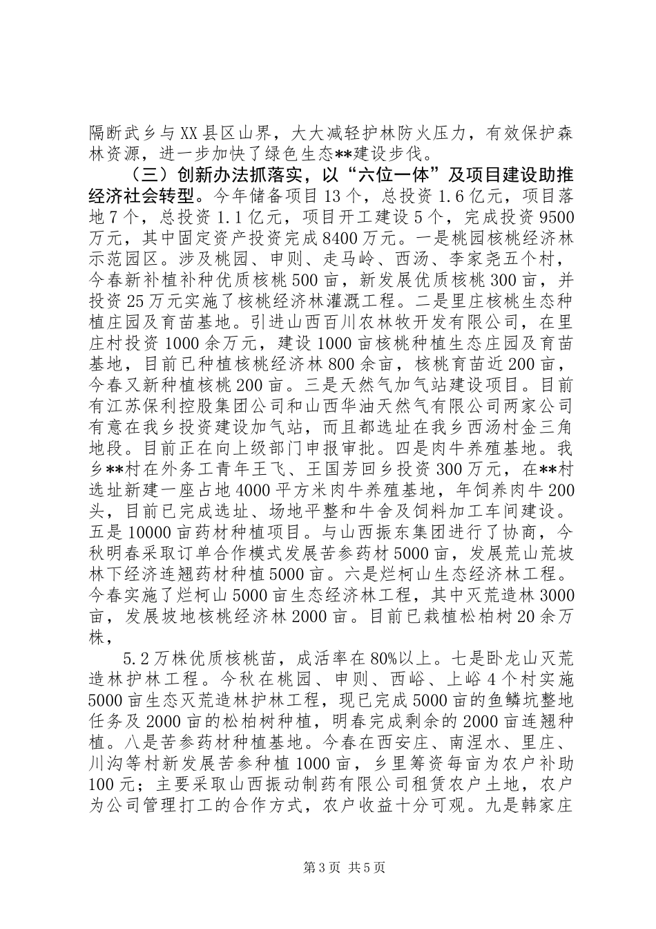 乡年度目标任务完成情况自查报告_第3页