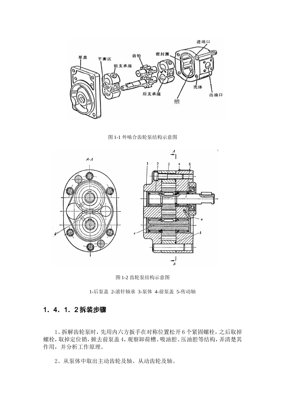 液压泵拆装实训_第3页