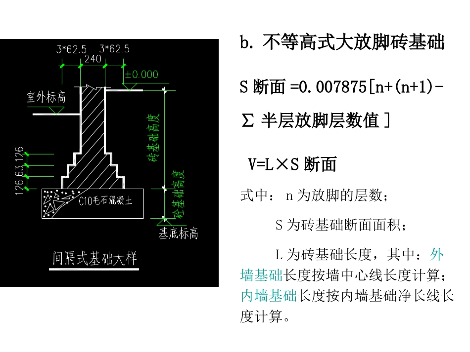 砖基础大放脚公式_第3页