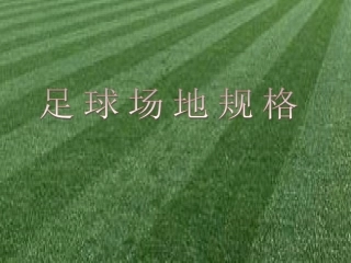 足球场地规格