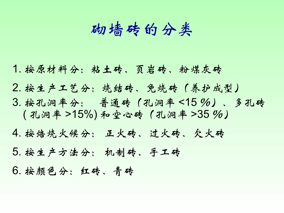 第五章 砌筑材料_第3页