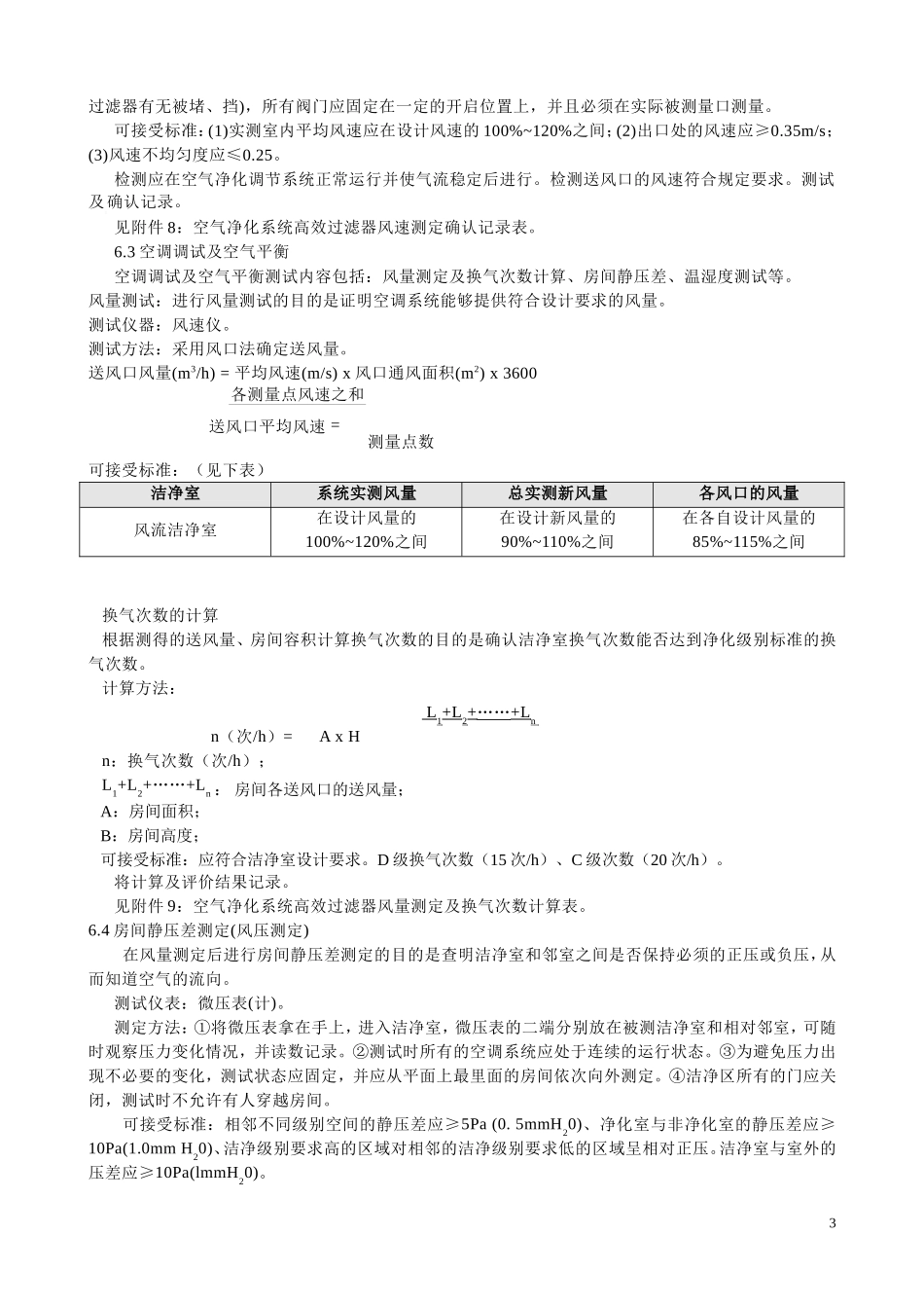 净化厂房空调系统的验证_第3页