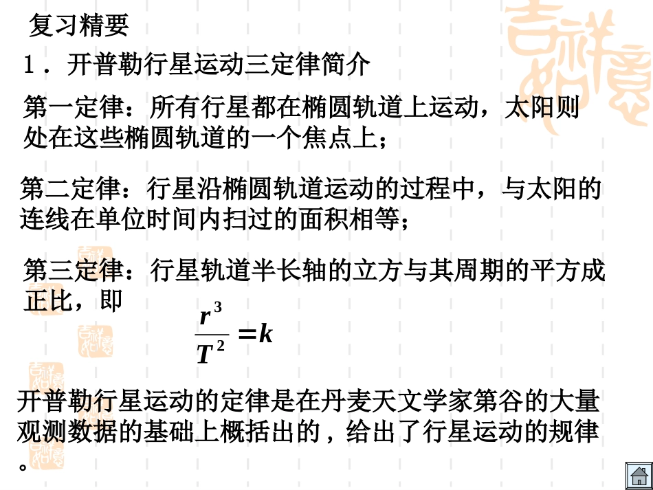天体和卫星的运行_第3页