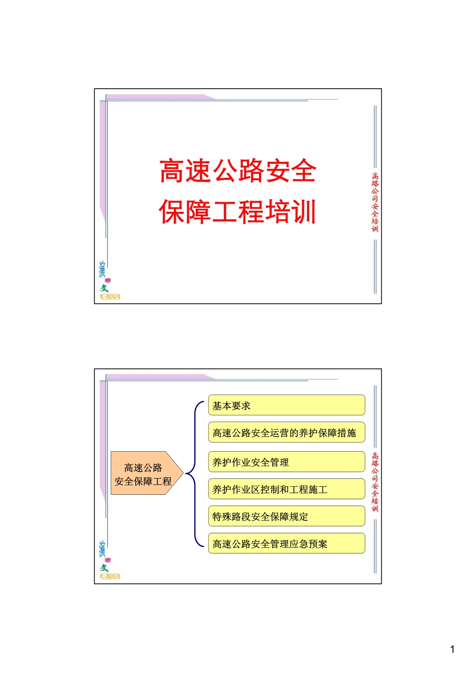 高速公路安全保障_第1页