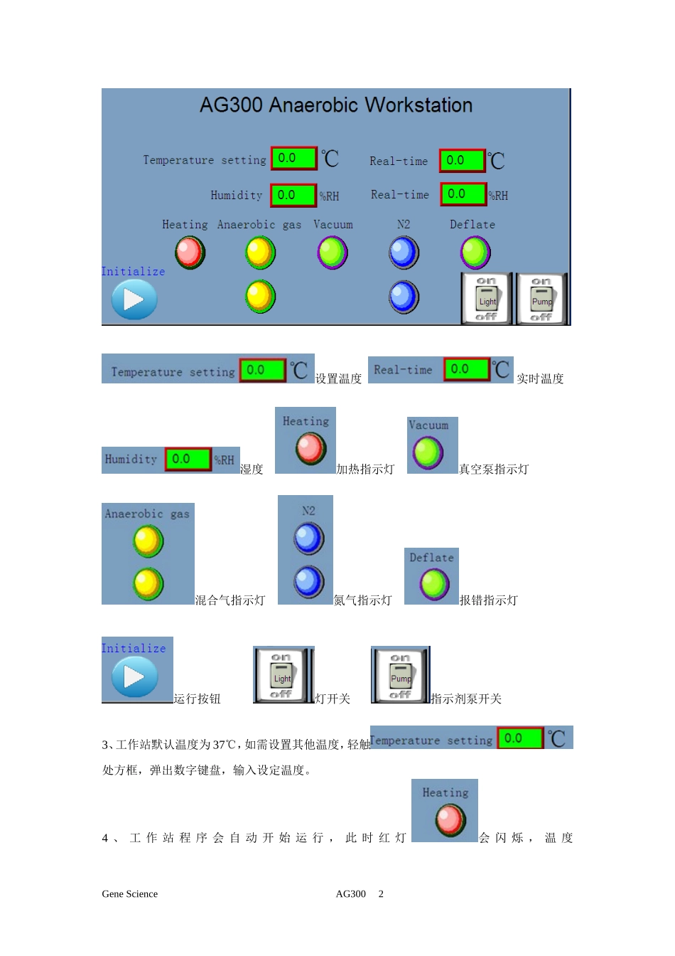 厌氧培养箱使用手册说明书_第3页
