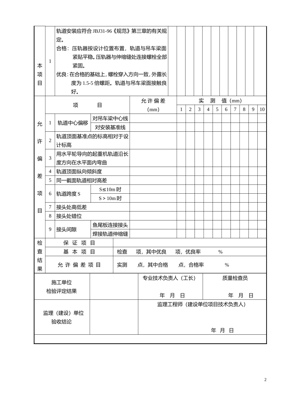 起重设备质量评定表_第3页