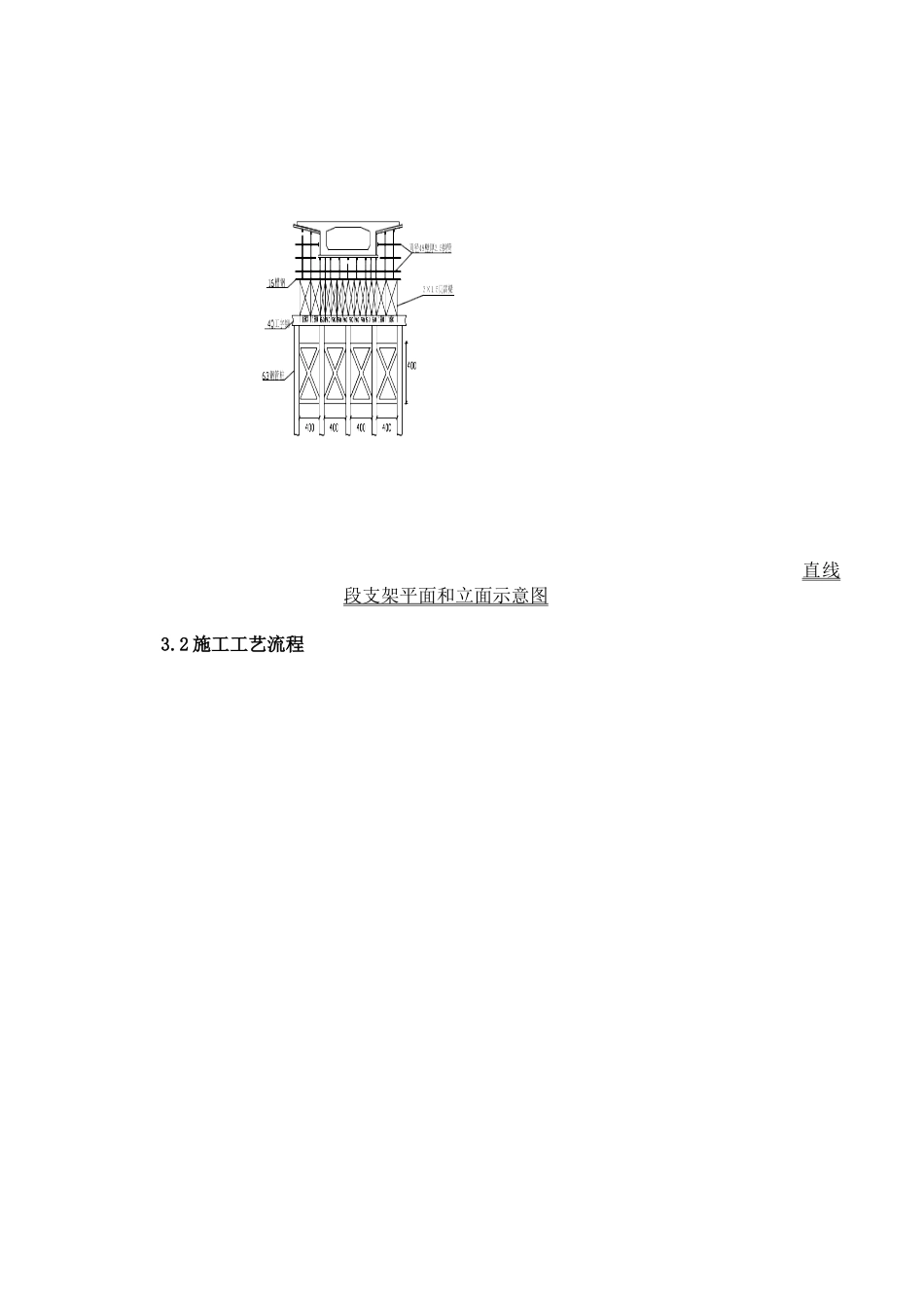 现浇段钢管桩临时支架施工方案_第3页