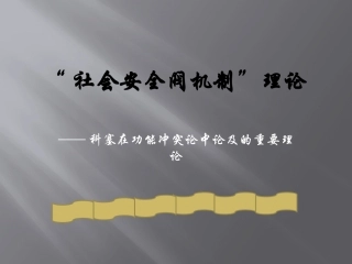 社会安全阀机制