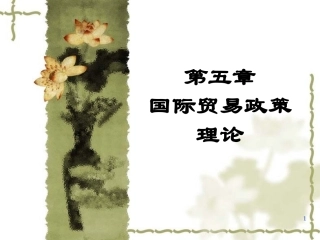 国际经济学课件第五章