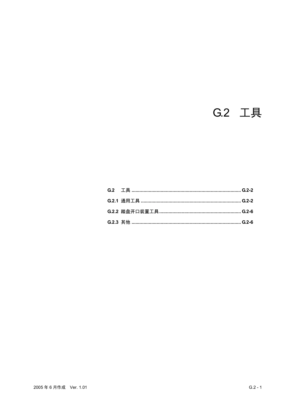 丰田JA710织机工具_第1页