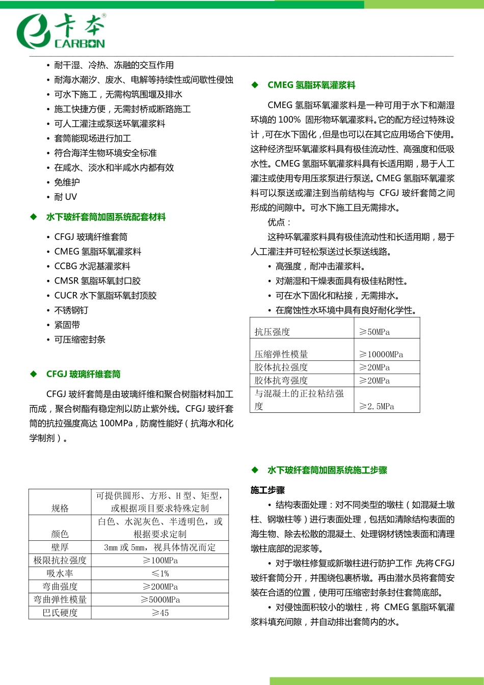 水下玻纤套筒加固系统-夹克法_第2页
