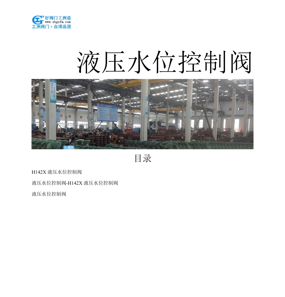 液压水位控制阀_第1页