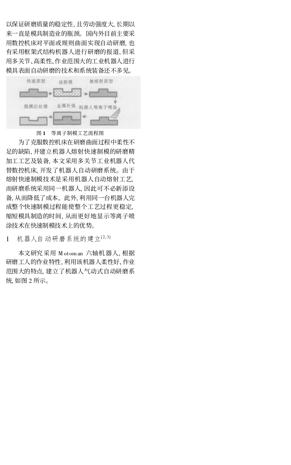 面向熔射快速制模的机器人自动研磨系统的开发_第2页