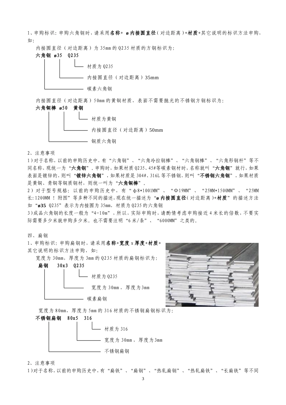 五金材料申购说明(钢材)_第3页