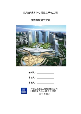 坡道植筋方案