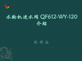 进水球阀课件