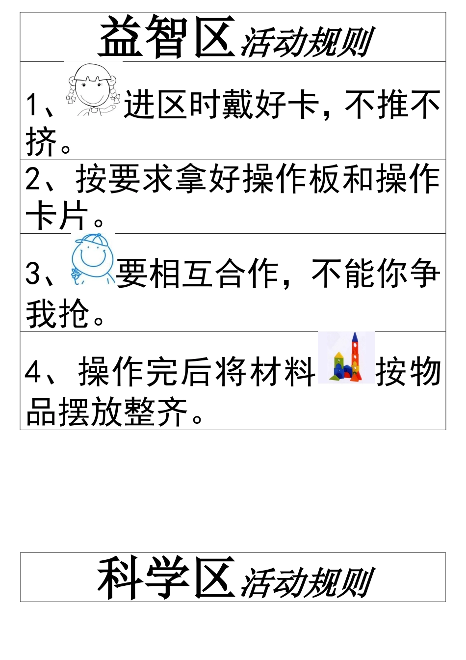 幼儿园区域规则_第1页