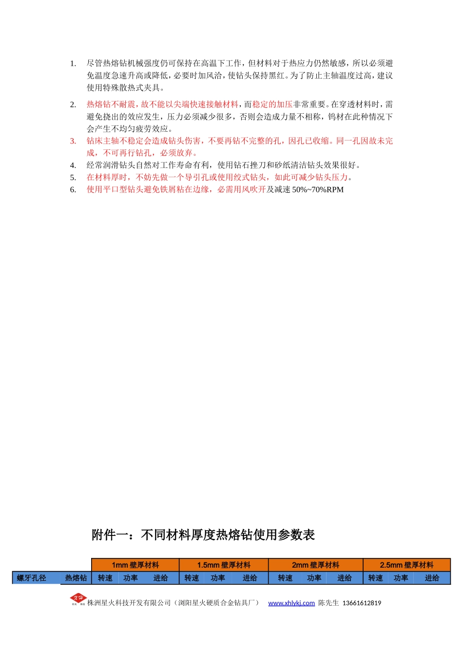 热熔钻操作说明_第3页