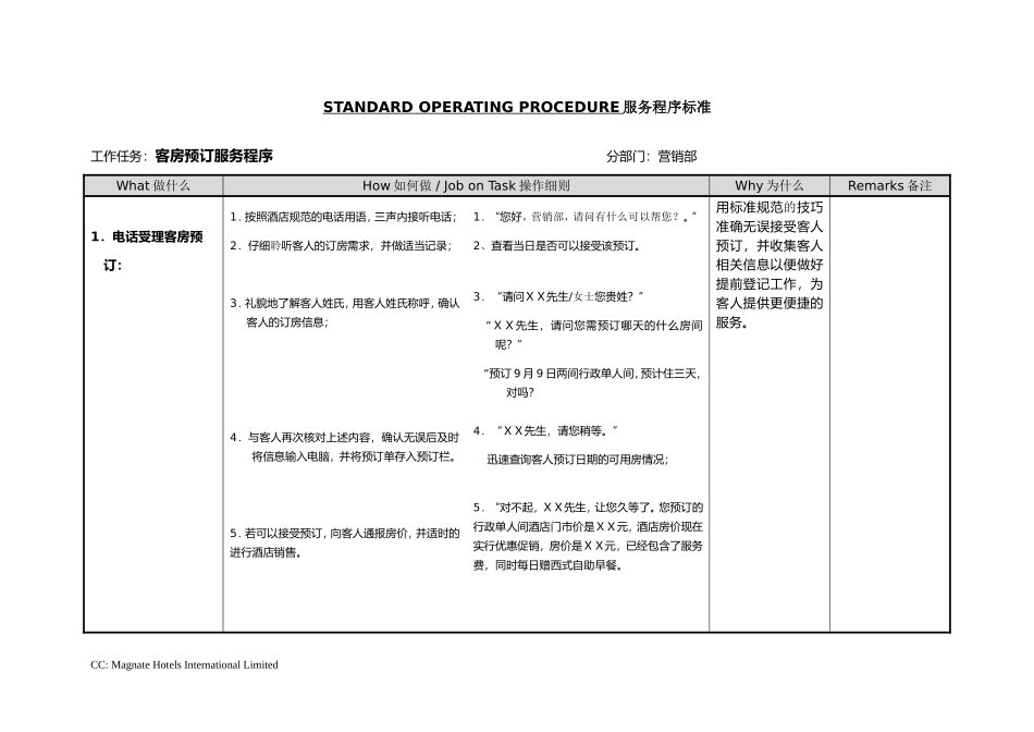 酒店前厅客房服务标准程序_第1页