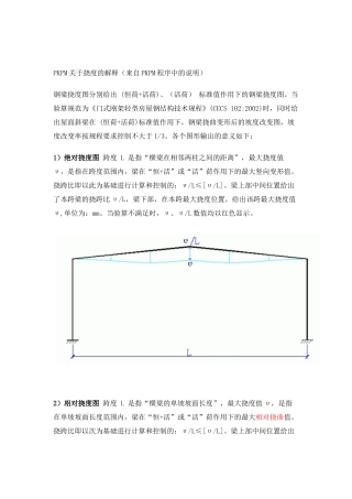 门刚挠度的解释说明