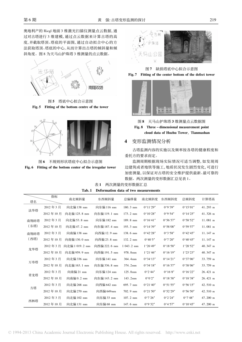 古塔变形监测的探讨_第3页