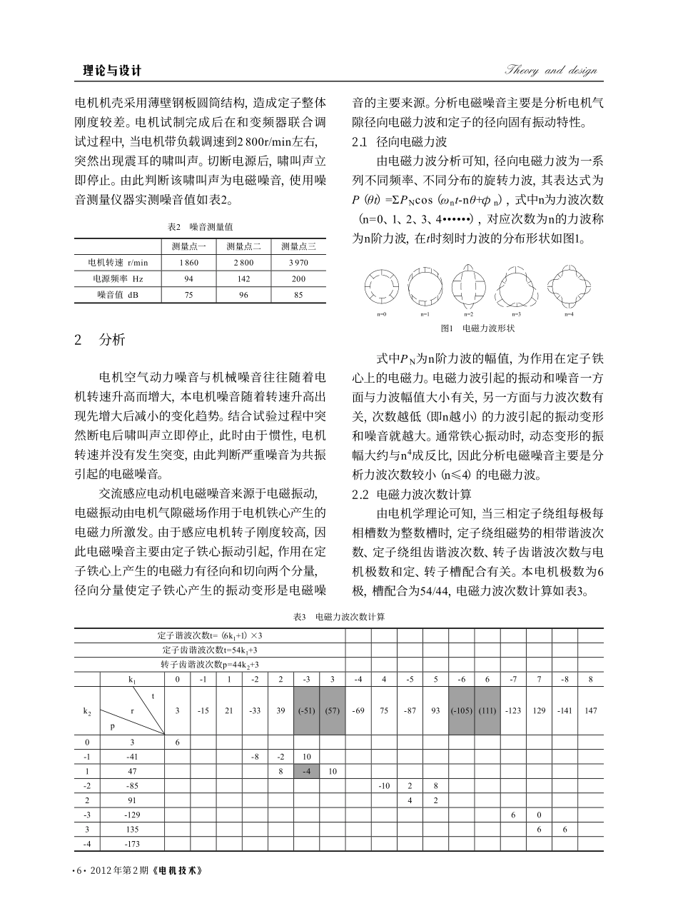 合适的槽配合降低变频调速电动机电磁噪音_第2页
