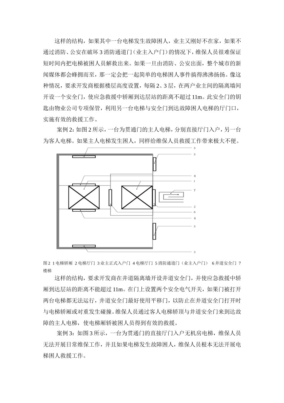 直接厅门入户电梯救援方案探讨2013.2.4_第2页