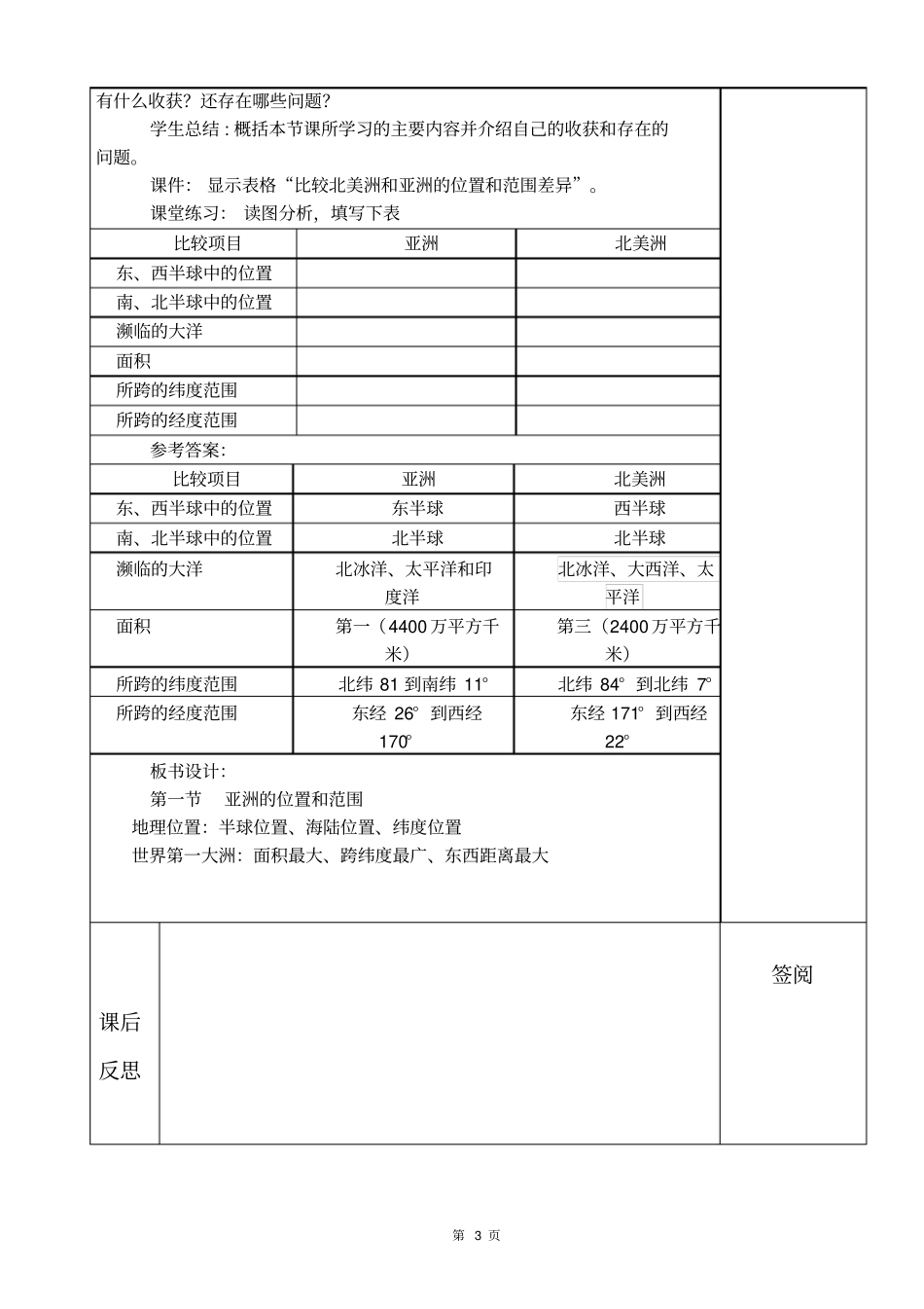 人教版七年级下册地理讲解_第3页