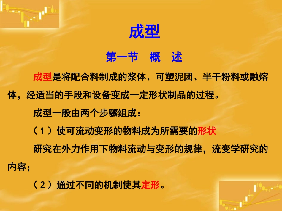 无机非金属材料工学 成型_第1页