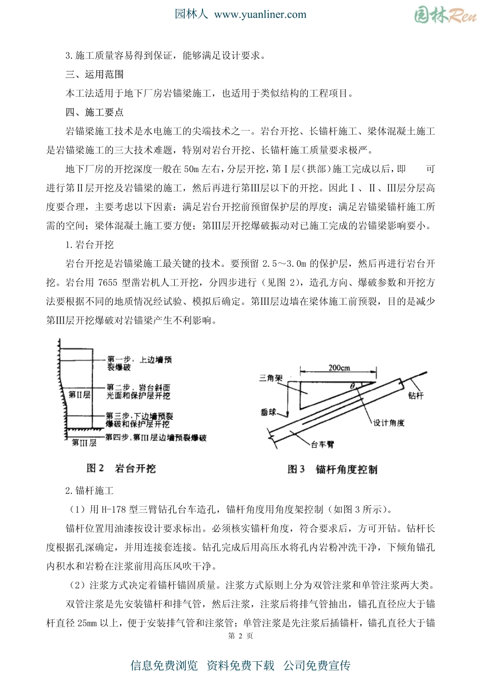 岩锚梁施工工法_第2页