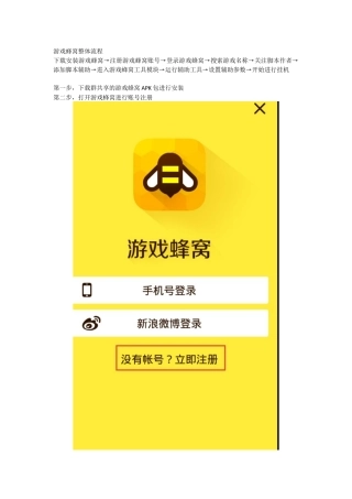 游戏蜂窝-雷霆战机辅助使用教程