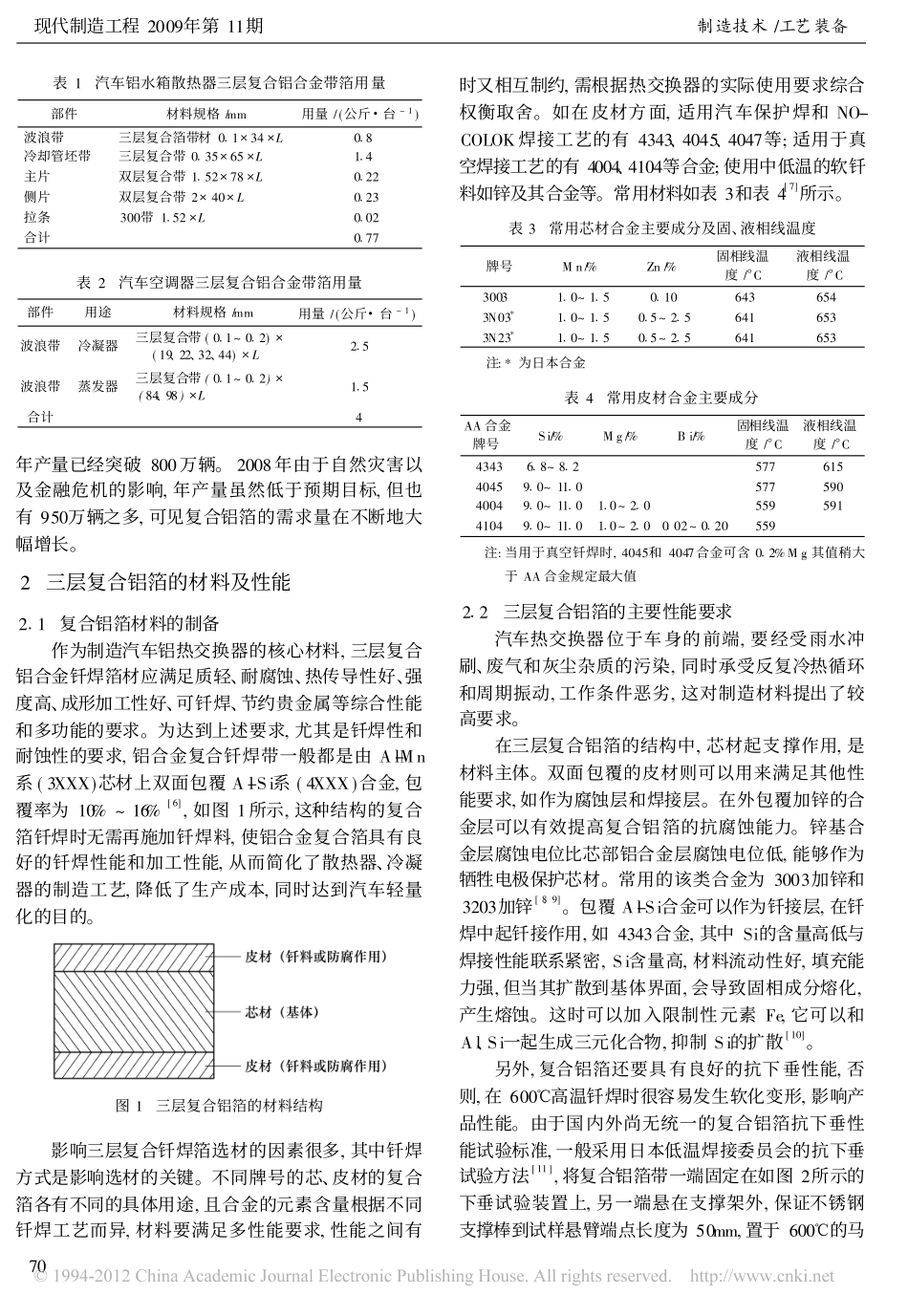 汽车热交换器用三层复合铝箔_第2页