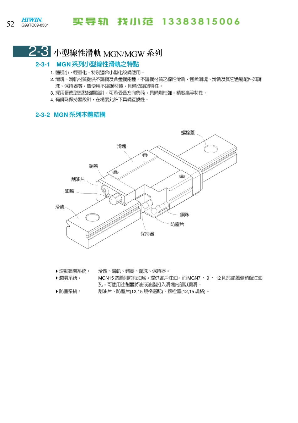 直线导轨样本---MG型_第1页