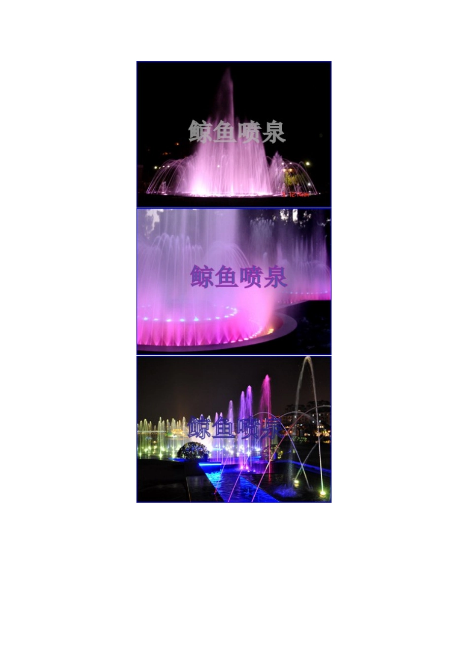 鲸鱼喷泉  塑造水的艺术_第3页