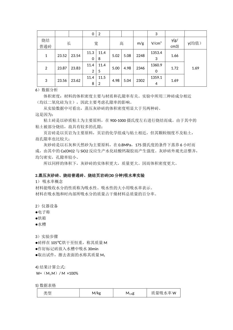 建筑材料基本性质实验_第2页