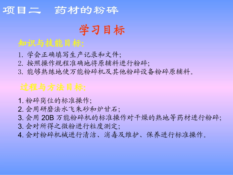 项目二  药材的粉碎_第3页