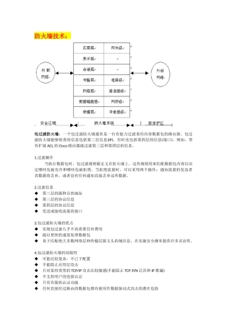 防火墙与物理隔离概念简介