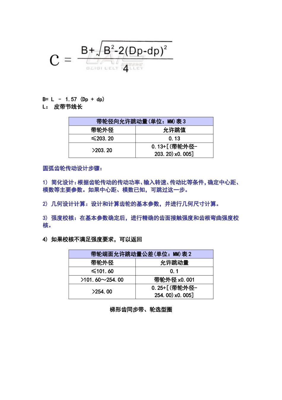 各种同步带轮的计算公式_第2页