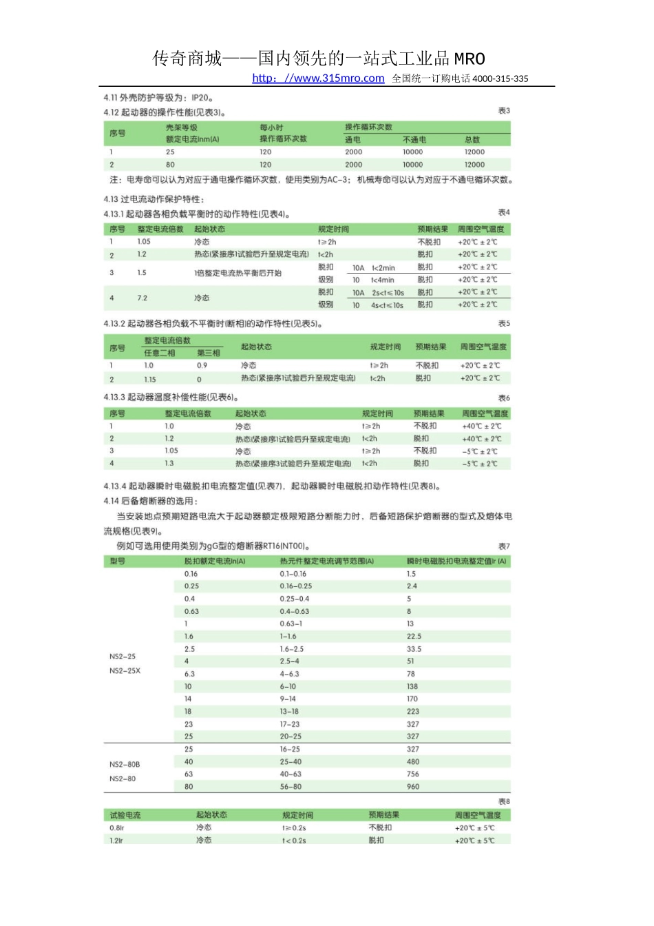 正泰NS2系列交流电动机起动器_第3页
